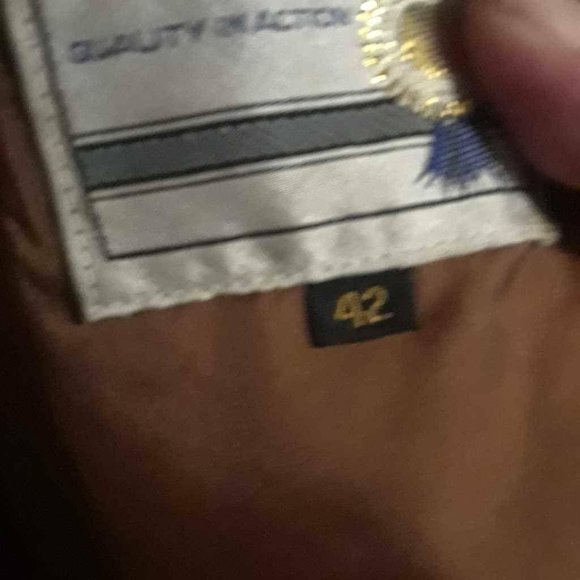 Pioneer Wear Mens Jacket Brown Cow Leather Water S - Picture 5 of 8